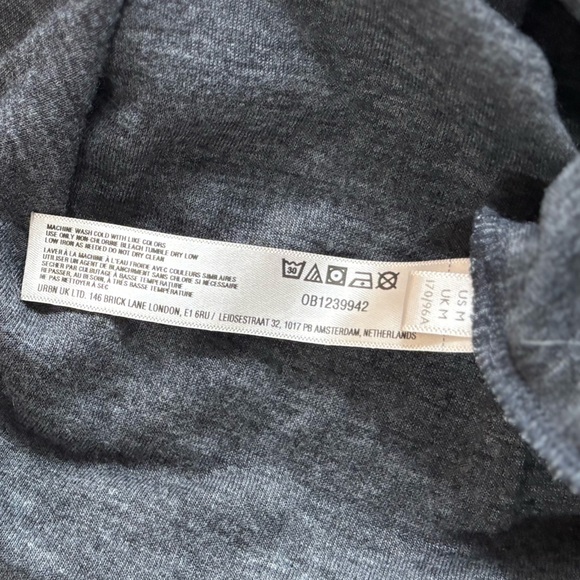 Free People Beach Free-Est - Stone Harbor Mini  Charcoal Grey NWOT Size M - Picture 8 of 9